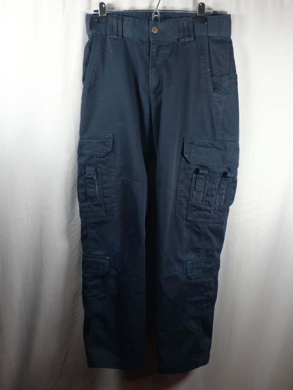 5.11 Tactical Pants Mens 30x30 Canvas Cargo Original Trousers Navy Blue Pockets